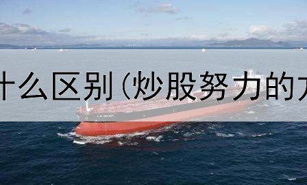  炒股软件有什么区别(炒股努力的方向是什么)