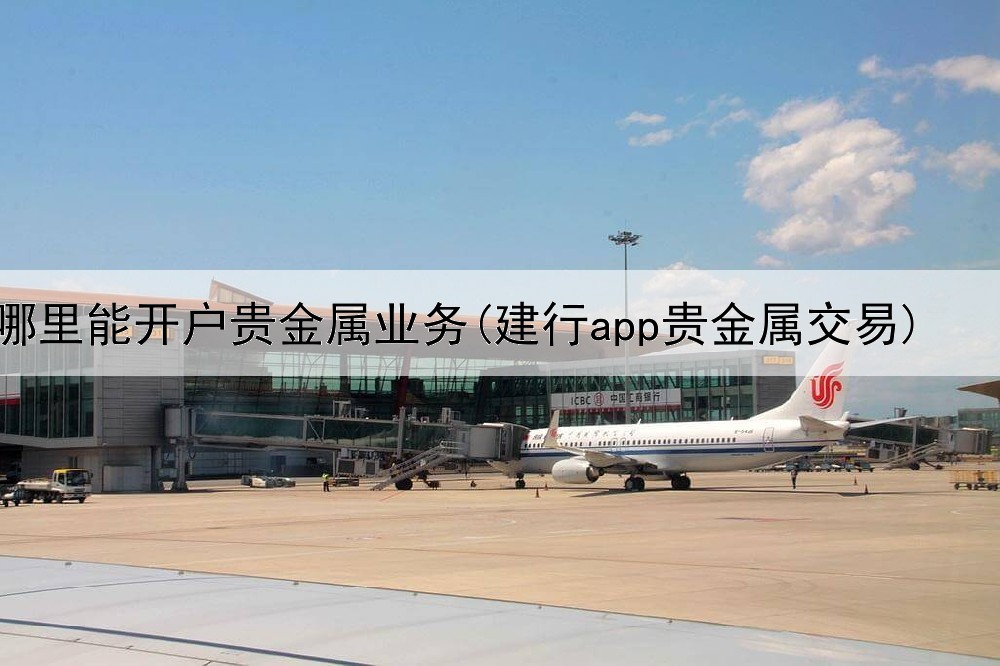  哪里能开户贵金属业务(建行app贵金属交易)