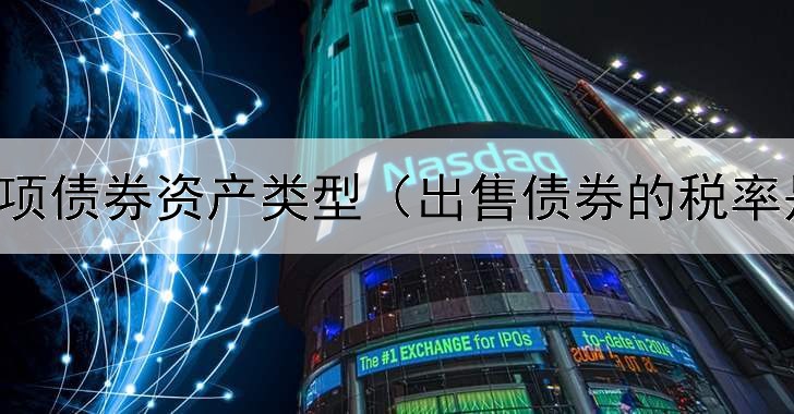  政府专项债券资产类型（出售债券的税率是多少）