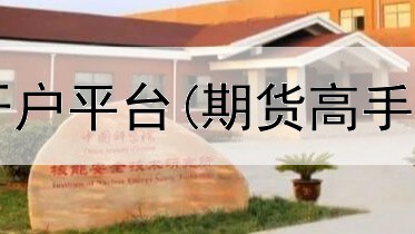  济南股指期货开户平台(期货高手买什么平台的)