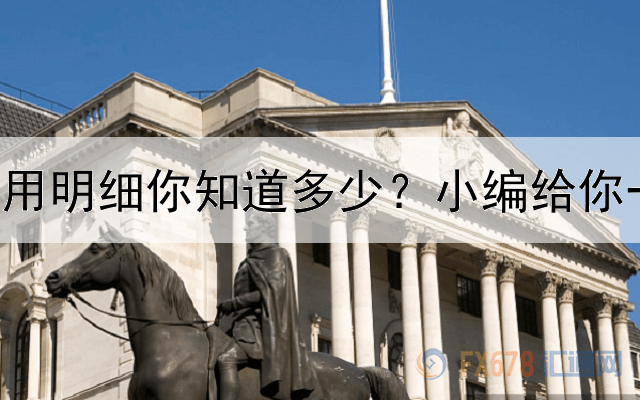  黄金td费用明细你知道多少？小编给你一一介绍