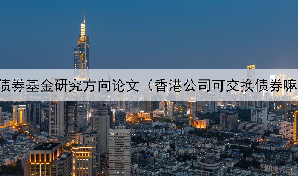  债券基金研究方向论文（香港公司可交换债券嘛）