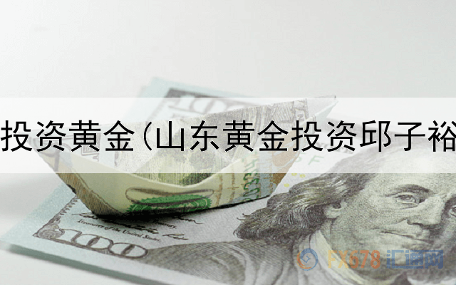  2018年投资黄金(山东黄金投资邱子裕)