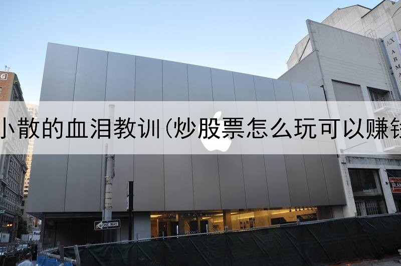 炒股小散的血泪教训(炒股票怎么玩可以赚钱呢)