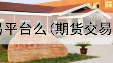  期货是线上交易平台么(期货交易平台怎么查询)