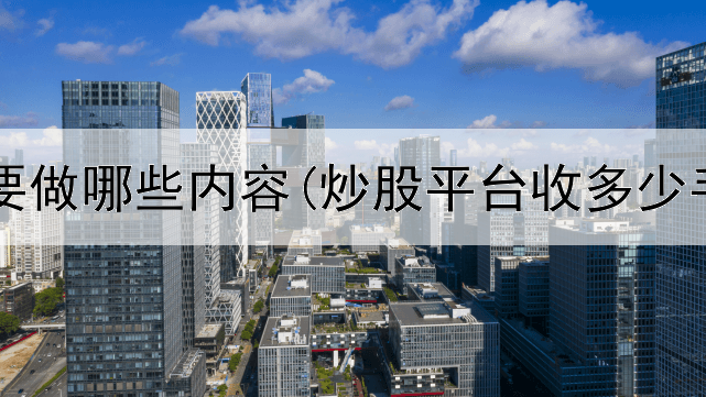  炒股需要做哪些内容(炒股平台收多少手续费)