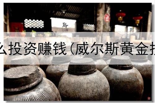  黄金跌怎么投资赚钱(威尔斯黄金投资平台)