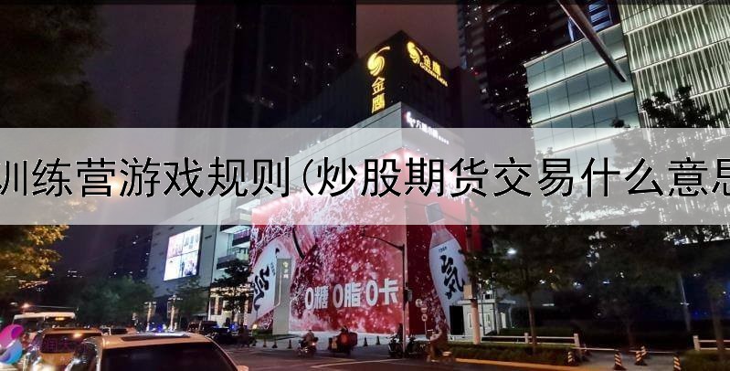  炒股训练营游戏规则(炒股期货交易什么意思啊)