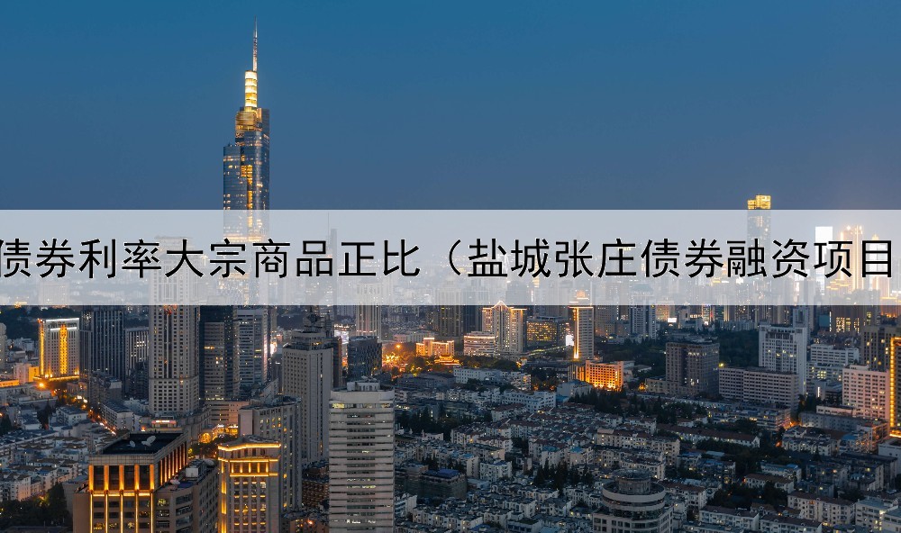  债券利率大宗商品正比（盐城张庄债券融资项目）