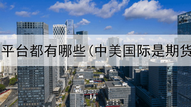  期货投资平台都有哪些(中美国际是期货平台吗)