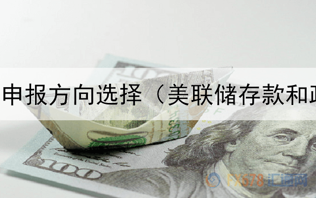  专项债券申报方向选择（美联储存款和政府债券）