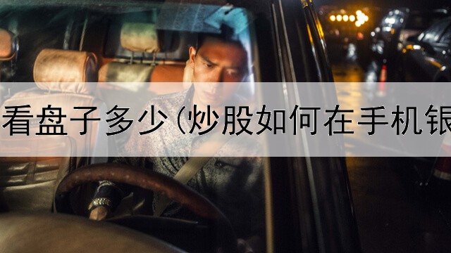  炒股怎么看盘子多少(炒股如何在手机银行开户)