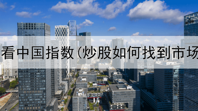  炒股怎么看中国指数(炒股如何找到市场的客户)