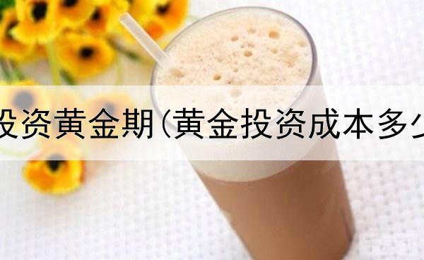  24万亿投资黄金期(黄金投资成本多少钱)