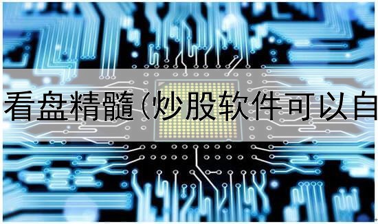  炒股专家的看盘精髓(炒股软件可以自己设置吗)