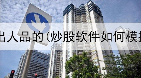  炒股最能看出人品的(炒股软件如何模拟炒股操作)