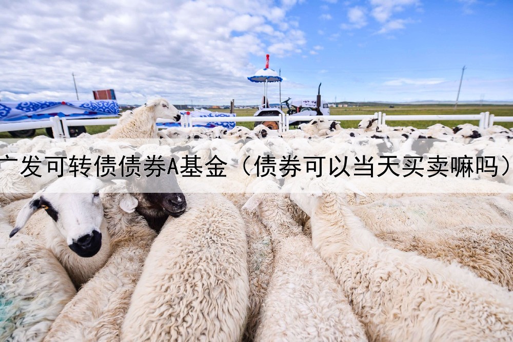  广发可转债债券A基金（债券可以当天买卖嘛吗）