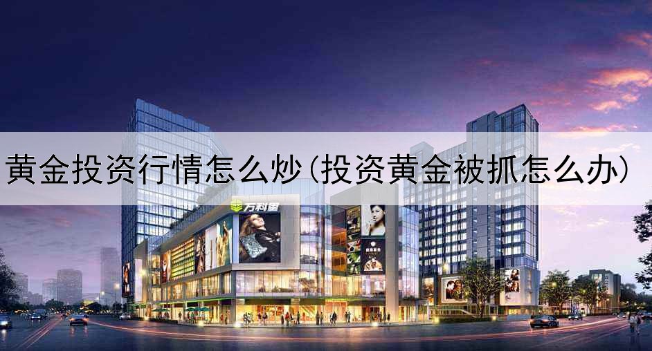  黄金投资行情怎么炒(投资黄金被抓怎么办)