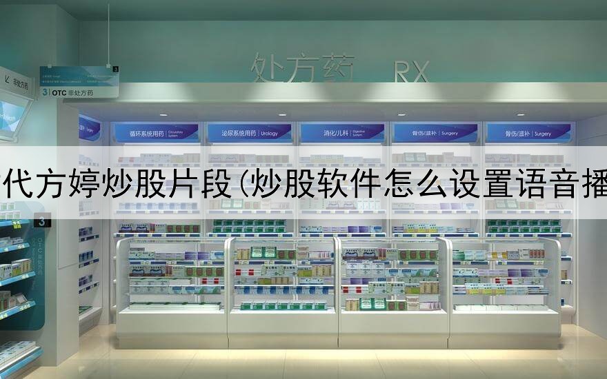 大时代方婷炒股片段(炒股软件怎么设置语音播报)