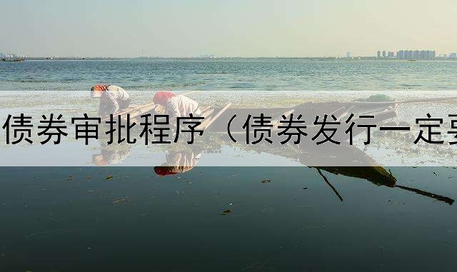  政府专项债券审批程序（债券发行一定要承销吗）
