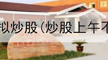  东方财富网模拟炒股(炒股上午不买票可以吗)