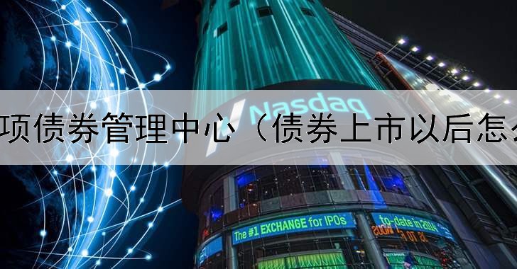  政府专项债券管理中心（债券上市以后怎么看盘）
