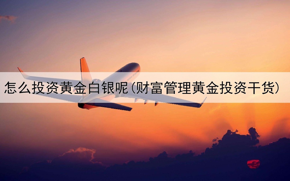 怎么投资黄金白银呢(财富管理黄金投资干货)