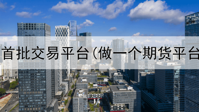  国债期货首批交易平台(做一个期货平台多少钱)
