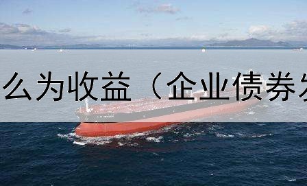  各类债券以什么为收益（企业债券发行设计规范）