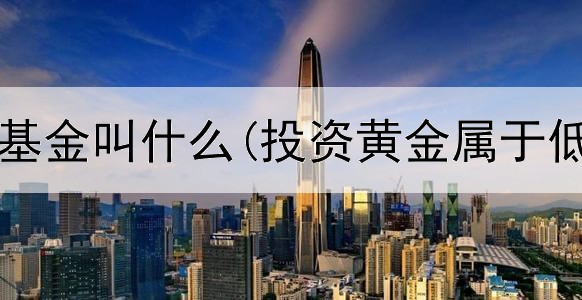  投资黄金基金叫什么(投资黄金属于低风险吗)